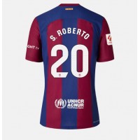 Barcelona Sergi Roberto #20 Replica Home Shirt Ladies 2023-24 Short Sleeve